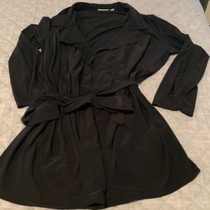 Black Wrap tunic blazer Size 2X